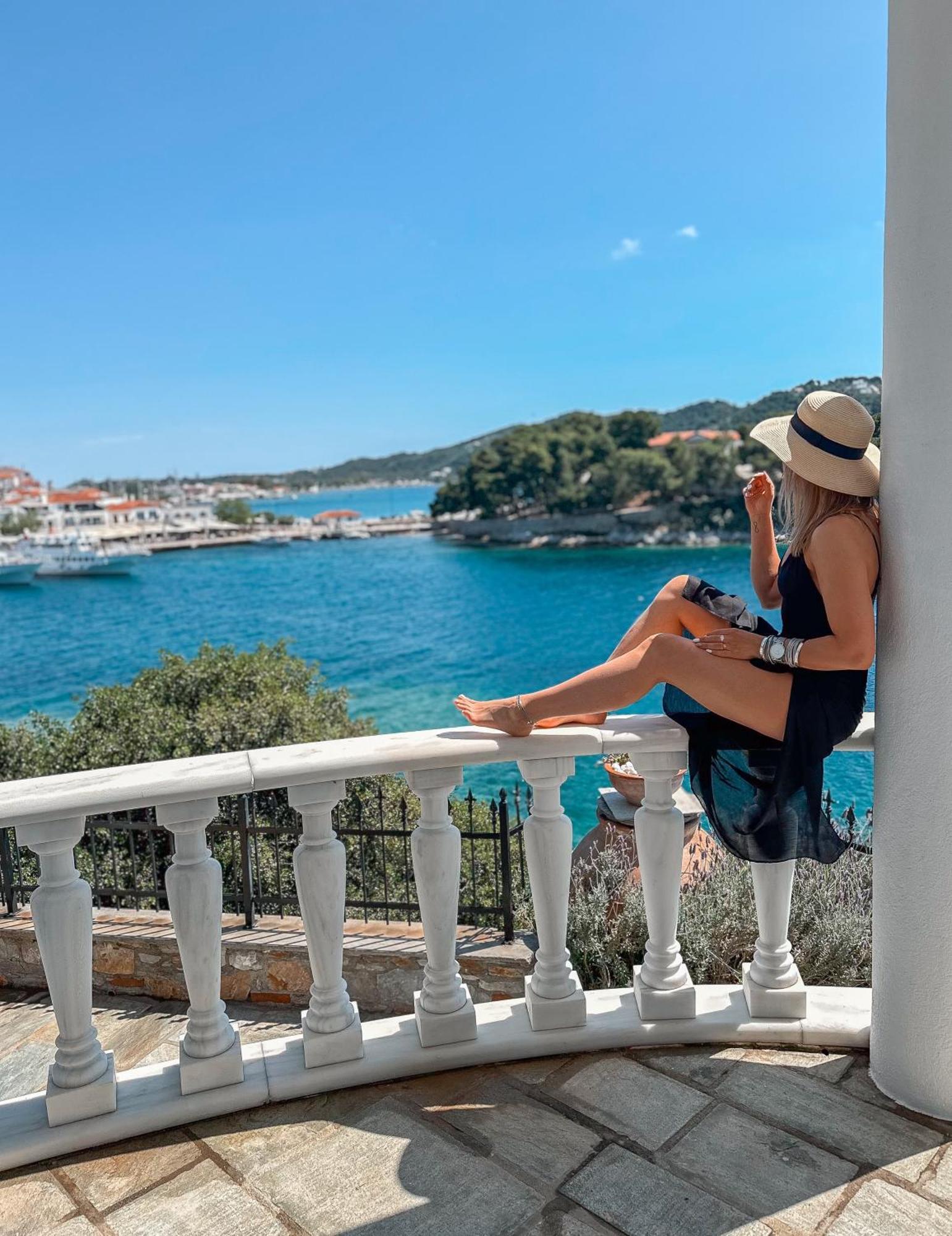 Hotel Ourania'S Mansion Skiathos-Stadt Exterior foto
