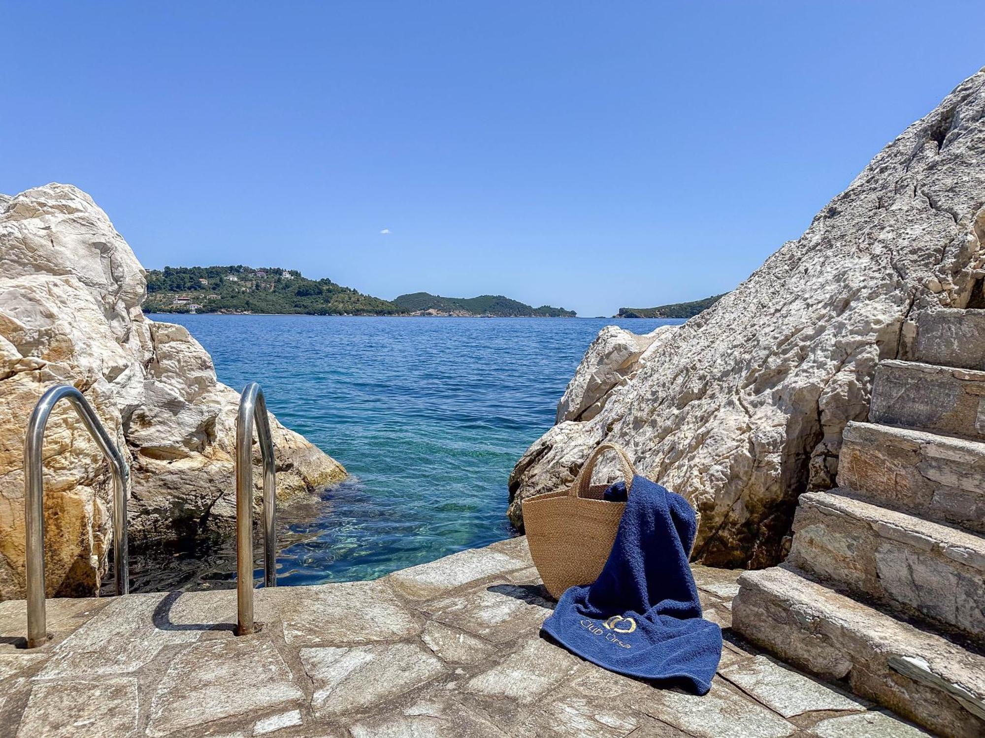 Hotel Ourania'S Mansion Skiathos-Stadt Exterior foto